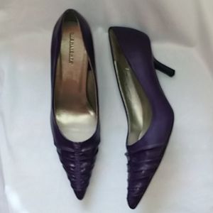 Fun purple shoes